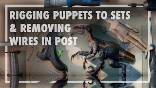 Rigging stop-motion puppets to a set and my post-production workflow