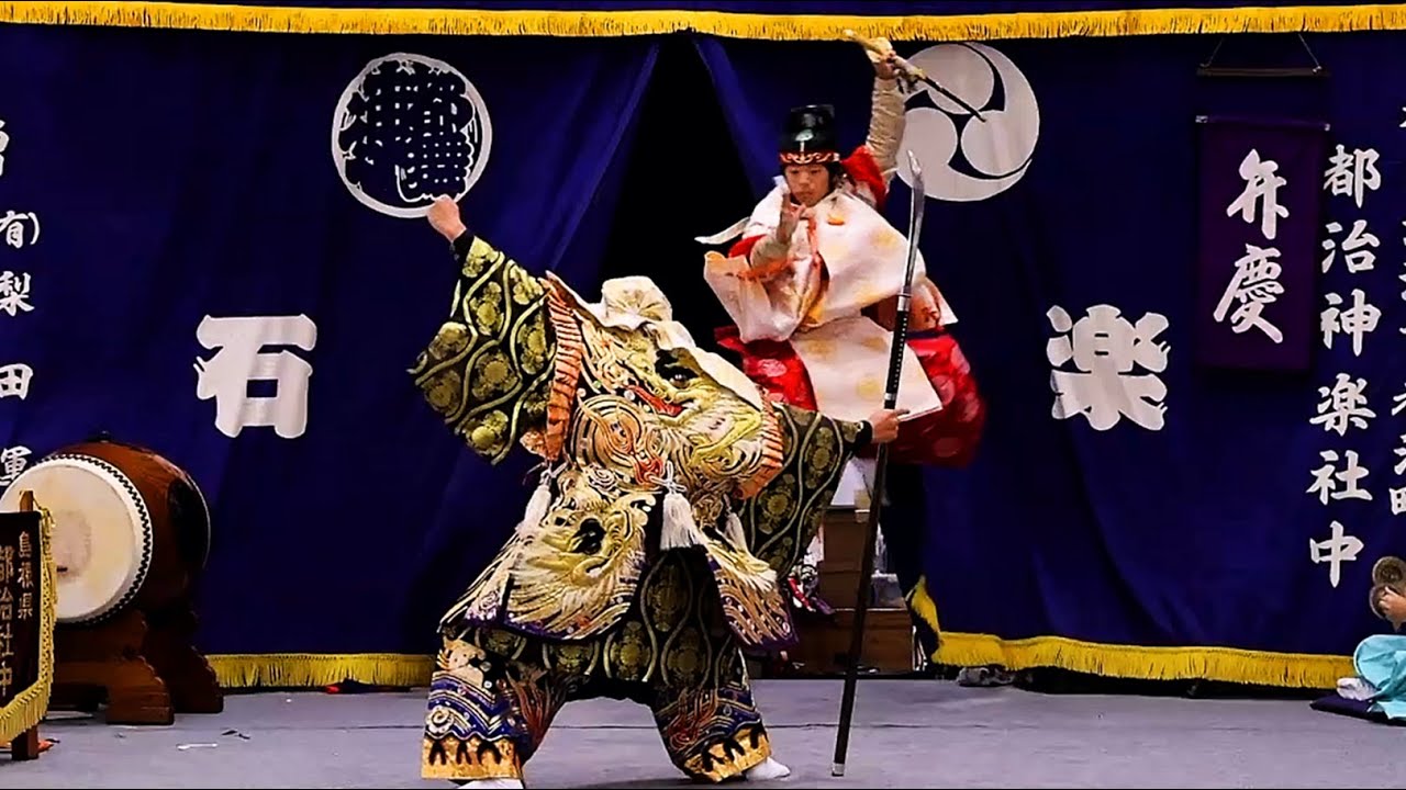 【石見神楽　弁慶】 #都治神楽社中 2025.8.17～ゆめタウン江津