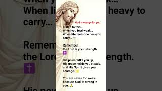 God Is Your Strength | Powerful Christian Motivation ✝️💪