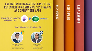 Archive with Dataverse Long Term Retention for Dynamics 365 finance and operations apps