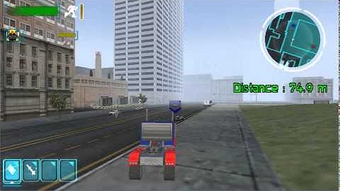 Transformers The Game PSP Mission 16 Center City Streets