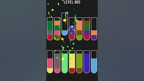 Water Sort Puzzle   level 805 !!! Mobile Cell Phone Game Walkthrough Android / Apple