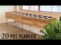 DIY Cedar Planter: How to Build a 20 Pot Nursery Holder