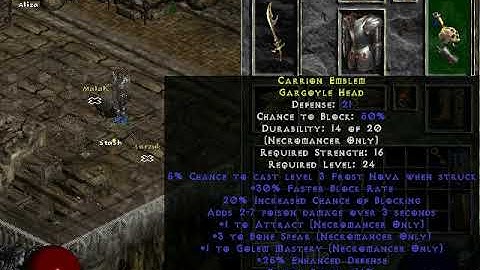 Diablo 2 - Full complete necromancer NORMAL save file