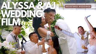 Alyssa & AJ Rafael's Wedding Film | Kualoa Ranch ✨ @redefinedweddings