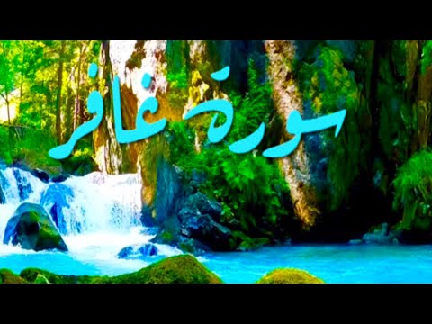 المقرئ احمد عبد الرازق حفظه الله تعالى سورة غافر 