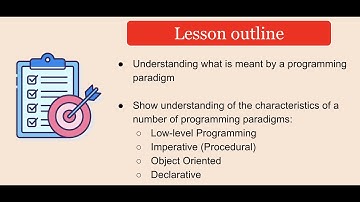 Year 13 Lesson 37 - Programming Paradigms