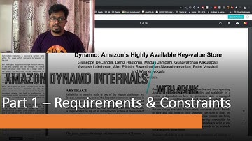 Designing a Highly Available Key value store (Requirements & Constraints) - The Dynamo Paper - 1