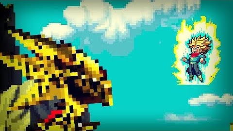 Ssj Rage Trunks vs Excalibur Sonic | Sprite Animation