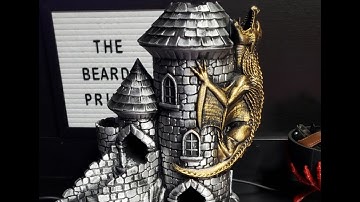 3D Printed Dicetower Timelapse