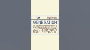 #generation #creativefabrica #dafont #typeface #typography #font #recommendedfont #weknowfont