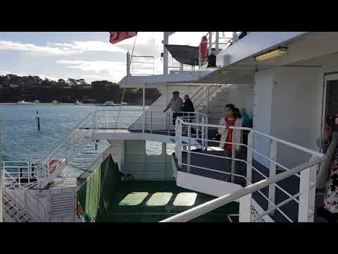 A travel by ferry from Sorrento to Queenscliff geelong victoria AUSTRALIA