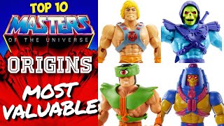 Masters of the Universe Origins Top 10 MOST EXPENSIVE Figures