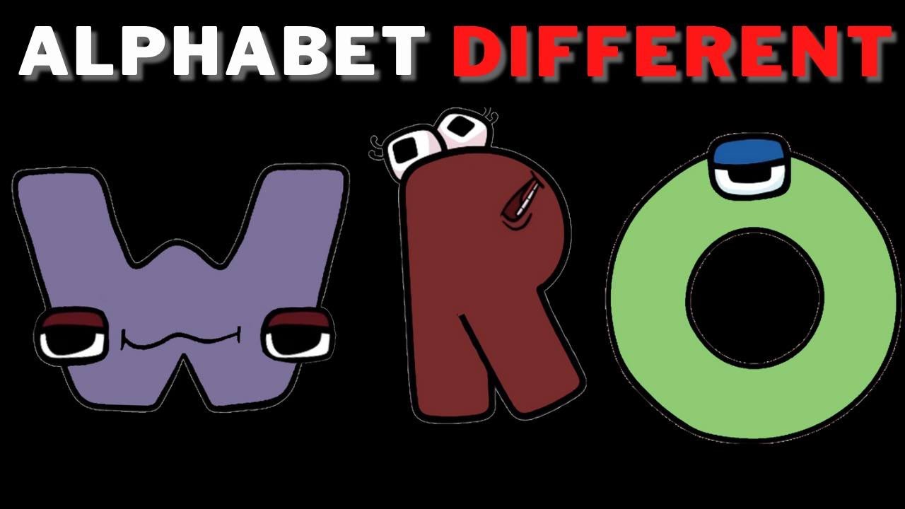 Alphabet Lore But They're Colors Are Swapped by TheBobby65 on