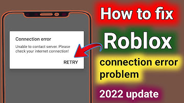 How to fix connection error problem in Roblox .unable to connect server check internet connect
