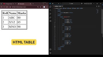 HTML Table Tutorial বাংলা | টেবিল বানানো শিখুন Step by Step