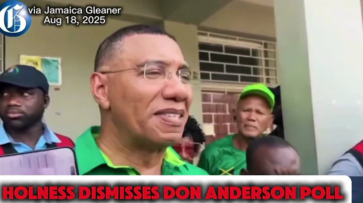 Andrew Holness Dismisses Poll Showing Narrow 2-Point Lead Over Mark Golding