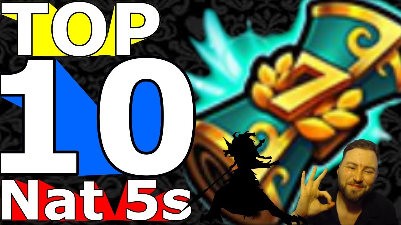 TOP 10 nat 5s for 7 year Scrolls in summoners war!