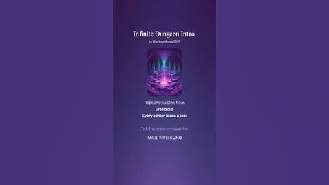 Infinite Dungeon Intro