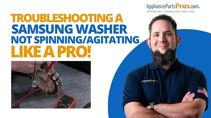 Samsung Washer Not Spinning FIXED! 3C Error Code Solution