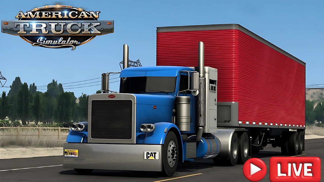 🔴 #americantrucksimulator  Peterbilt 389, МоД РЕАЛЬНЫЕ КОМПАНИИ, ВЕЧЕРНИИ ПОКАТУШКИ !!!