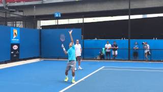 Roger Federer Australian Open2015 Practice