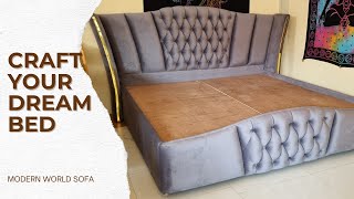 DIY Upholstered Bed | Building your perfect bed: diy upholstered bed step-by-step tutorial