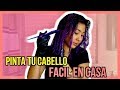 COMO PINTAR EL CABELLO EN CASA CON COLORES FANTASÍA FACIL Y ECONOMICO! | Carol Chang