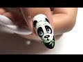 Дизайн ногтей от руки | панда 🐼