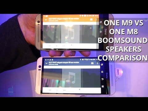 HTC One M9 vs M8 BoomSound speakers comparison