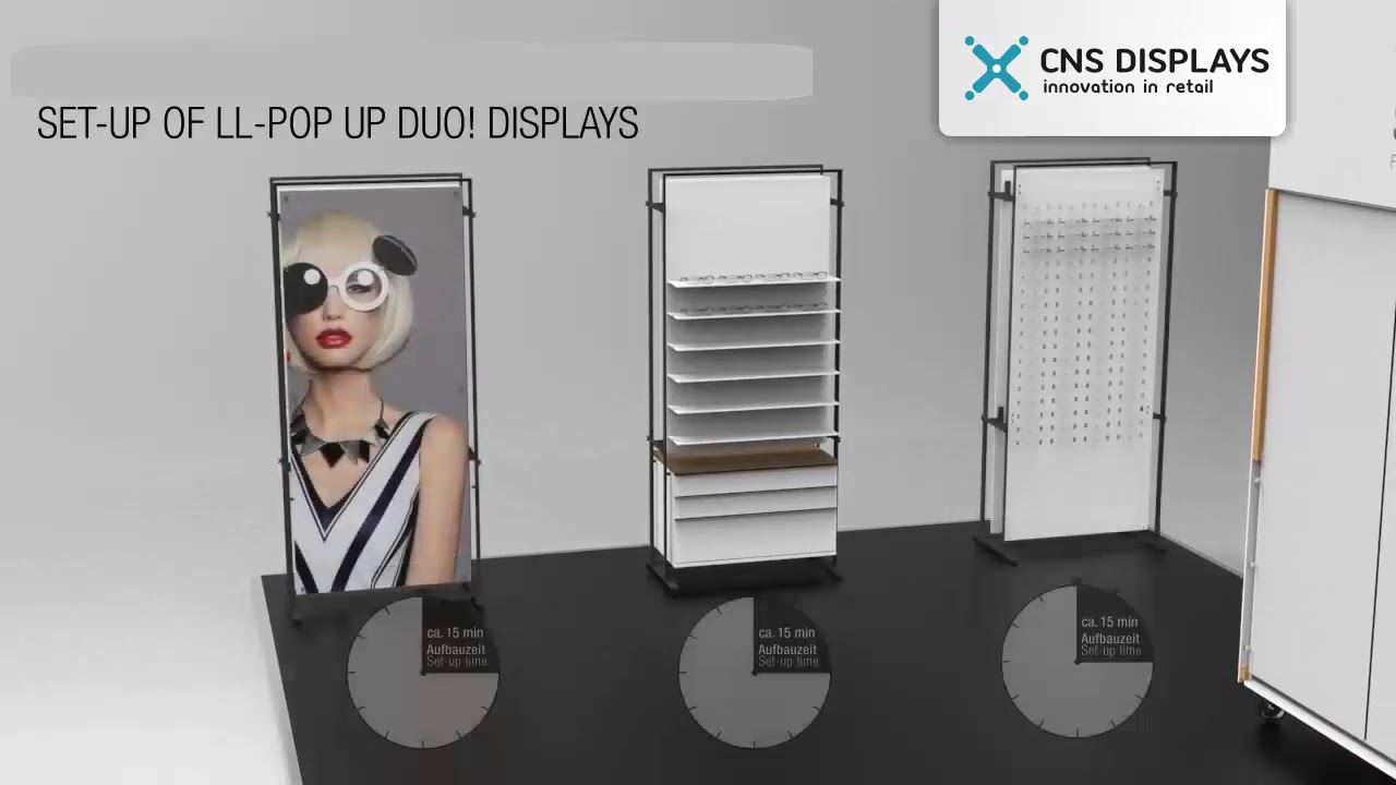 LL POP UP Shop Design by cnsdisplays.com