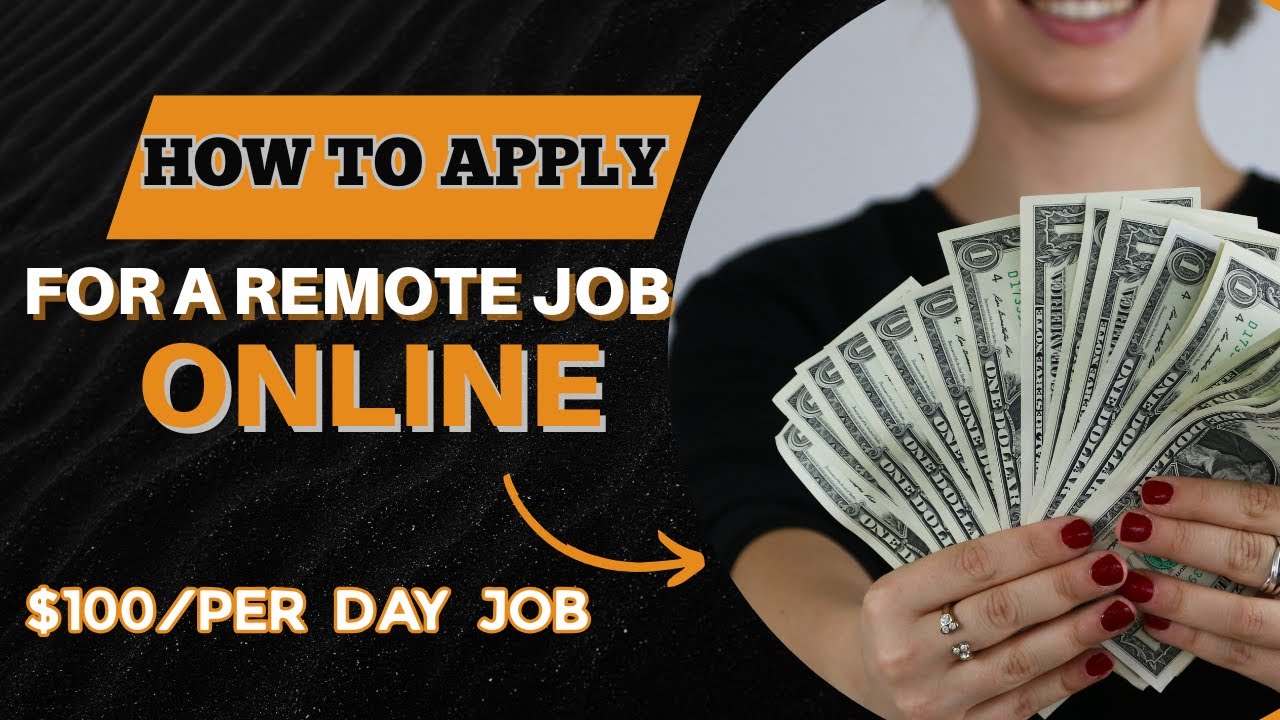 Internet. Job How To Apply For A Remote Job Online | Work At Home Online Jobs - YouTube