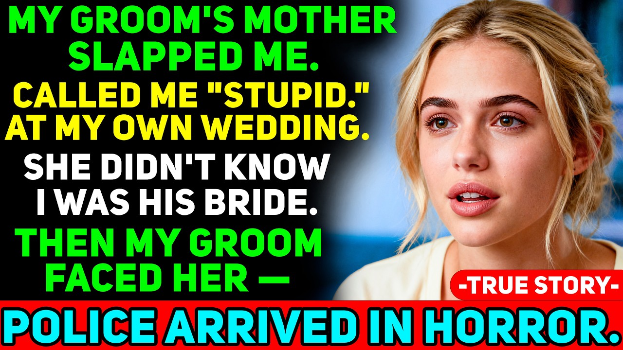 MY GROOM's Mother SLAPS Me at My Wedding, Not Knowing I'm His Bride. My Groom Ended It All...