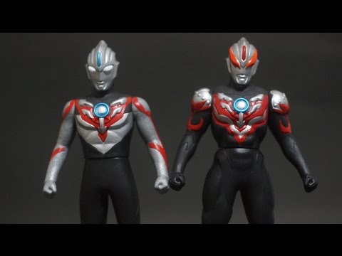 ウルトラマンオーブオリジン&サンダーブレスター ソフビ レビュー