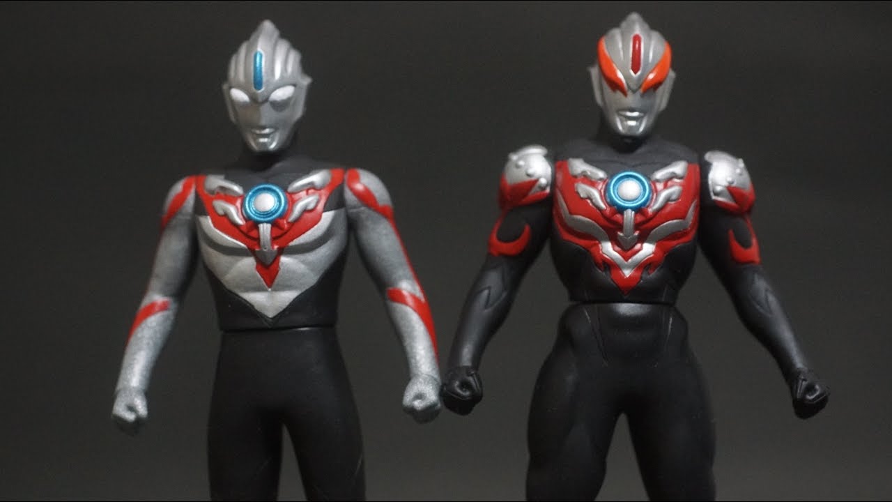 ウルトラマンオーブオリジン&サンダーブレスター ソフビ レビュー