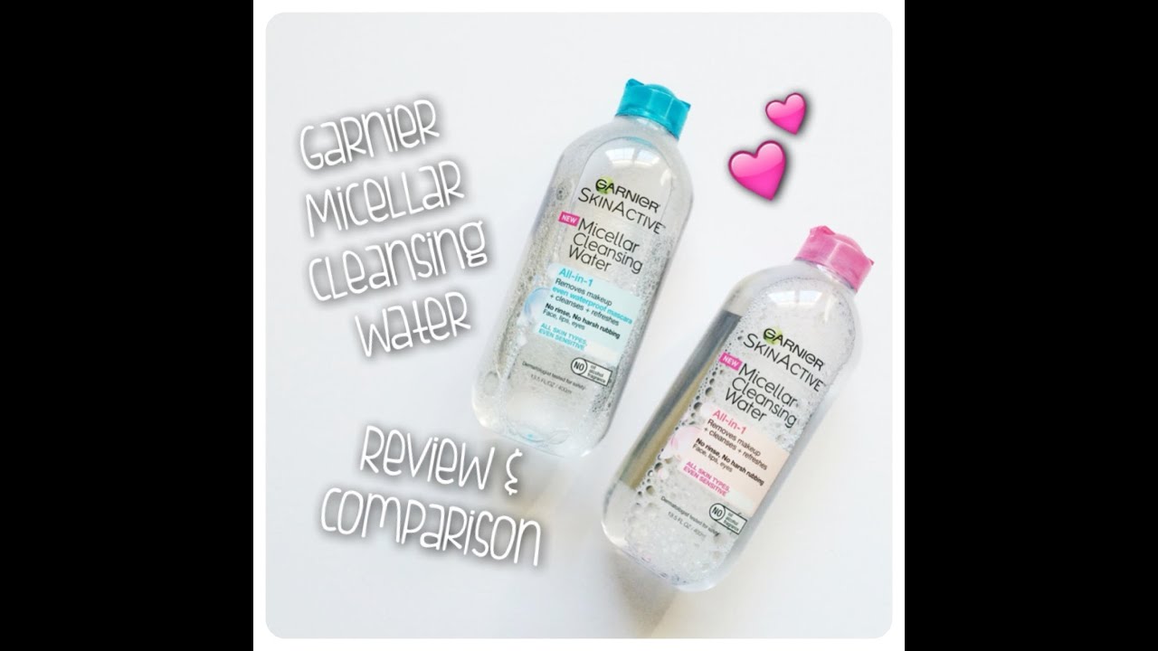 garnier miscellaneous cleansing water