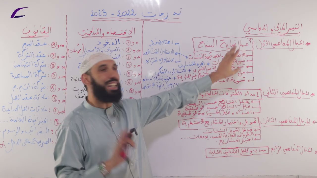 محاسبة01 | اعمال نهاية السنة | الاهتلاكات و نقص قيمة التثبيثات|  اهم التدرجات الجديدة 2023