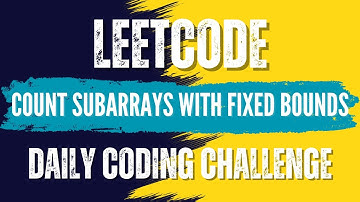 LeetCode : 2444. Count Subarrays With Fixed Bounds💛🖤 Solution link👇🏻🔗 #leetcode #java #subscribe