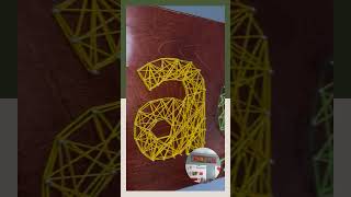 Large DIY Word String Art #diycrafts #stringarttutorial #imagine