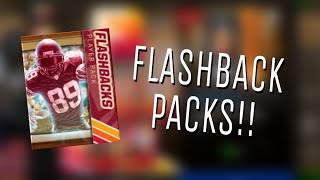 FLASHBACK PACKS!! 106 OVERALL FLASHBACK PULL!! MADDEN MOBILE 18!