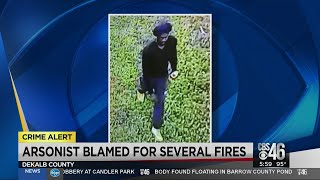 Serial arsonist sets fire to homes and businesses in DeKalb