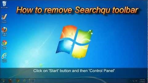How to remove Searchqu Toolbar