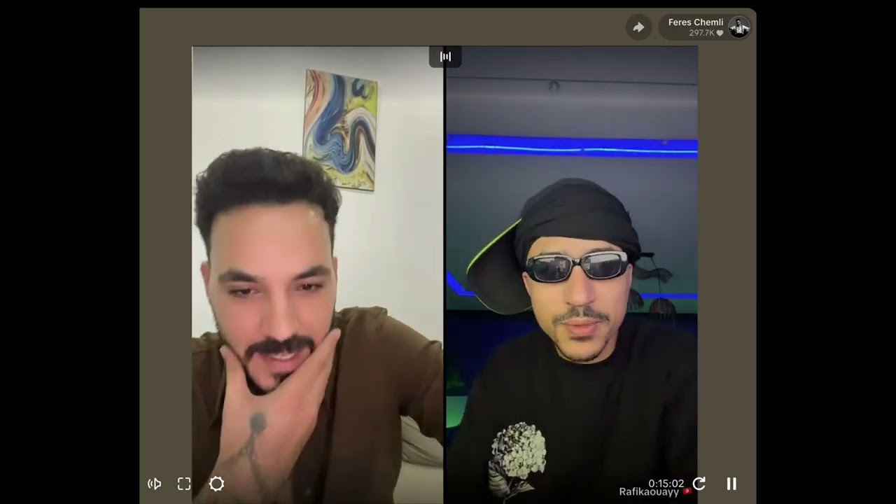 لايف فارس مع رفيق وزكية ويسر ✨ فارس حيسافر المغرب 🥰 رفيق معجب بزكية 😨