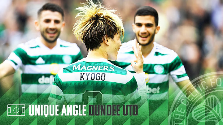 Celtic TV Unique Angle | Dundee United 0-9 Celtic | A record-breaking performance from the Celts!