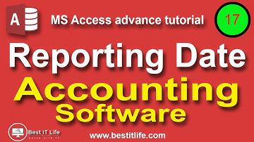 Reporting Date/ parameter setup | Accounting Software #MSAccess advance tutorial Bangla Best IT Life