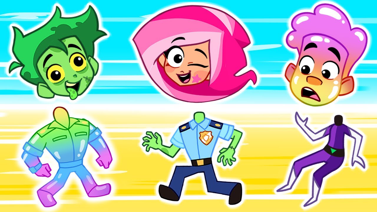 Who’s Missing a Body Part?! 🧩 Body Puzzle Game & Lost Colors 🎨 Funny Kids Cartoons