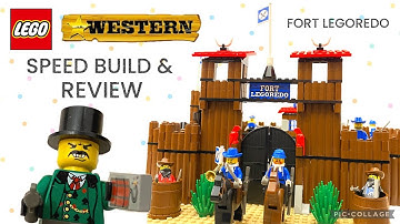 LEGO Western 6769 Fort Legoredo SPEED BUILD & REVIEW!