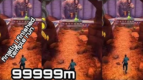 Temple run 2 finally the end 99999m what is the end