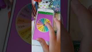 part 2 of drawing with colours from a spinning wheel