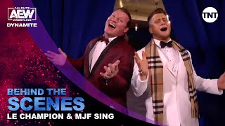 Le Champion and MJF Break out in Song on AEW Dynamite